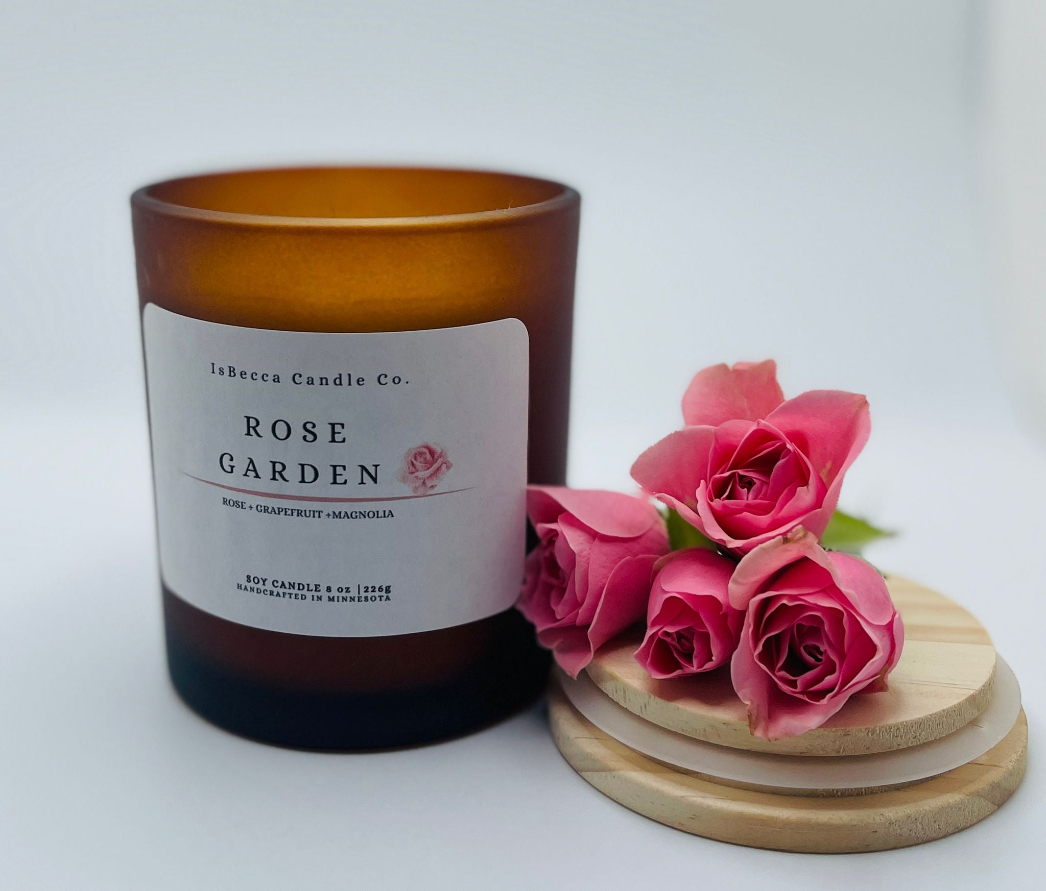 5 Rose factory Garden Candles