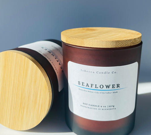 Seaflower Coconut Wax Candle