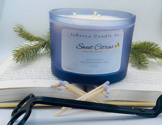 Sweet Citrus Soy Candle| Scented Candle| Home Decore | Eco Friendly